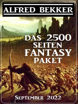 cover image of Das 2500 Seiten Fantasy Paket September 2022
